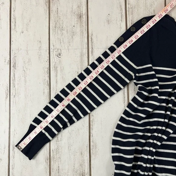 XS Banana Republic Stripped Nautical Sweater Navy/White - Picture 11 of 11